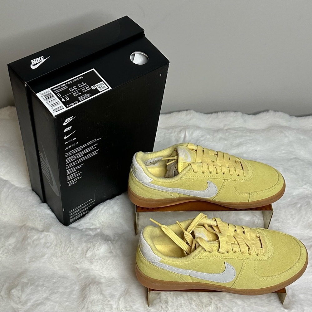 NIB! Nike Field General Suede Women's
Soft Yellow/White/Light Brown